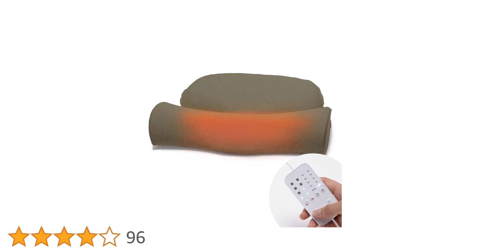 Amazon｜[CALQS ホッとする枕 PLUS ミッドオリーブ] 枕 ピロー 首 肩